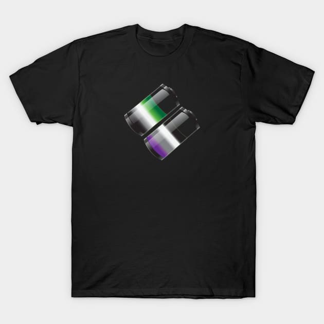 AA Battery T-Shirt by traditionation